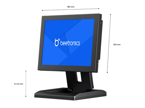 8 inch monitor metaal (4:3)